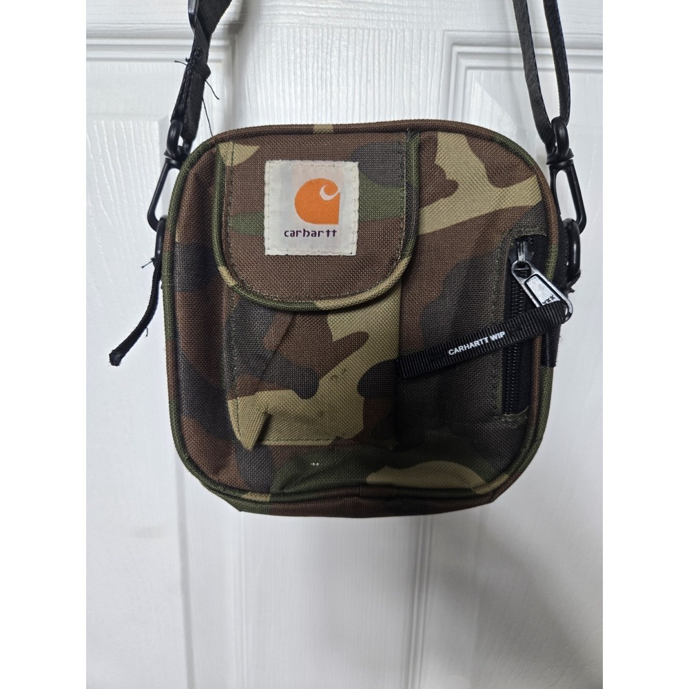Carhartt WIP Work In Progress Essentials Camouflage Shoulder Bag BROKEN ZIPPER